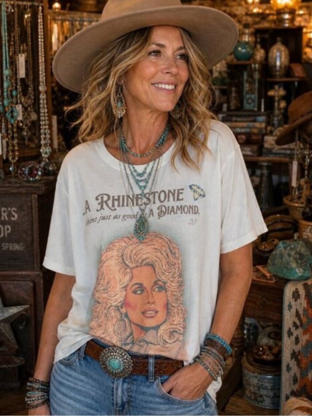 Dolly Parton Rhinestone Country Legend T-shirt Size: XL NWOT